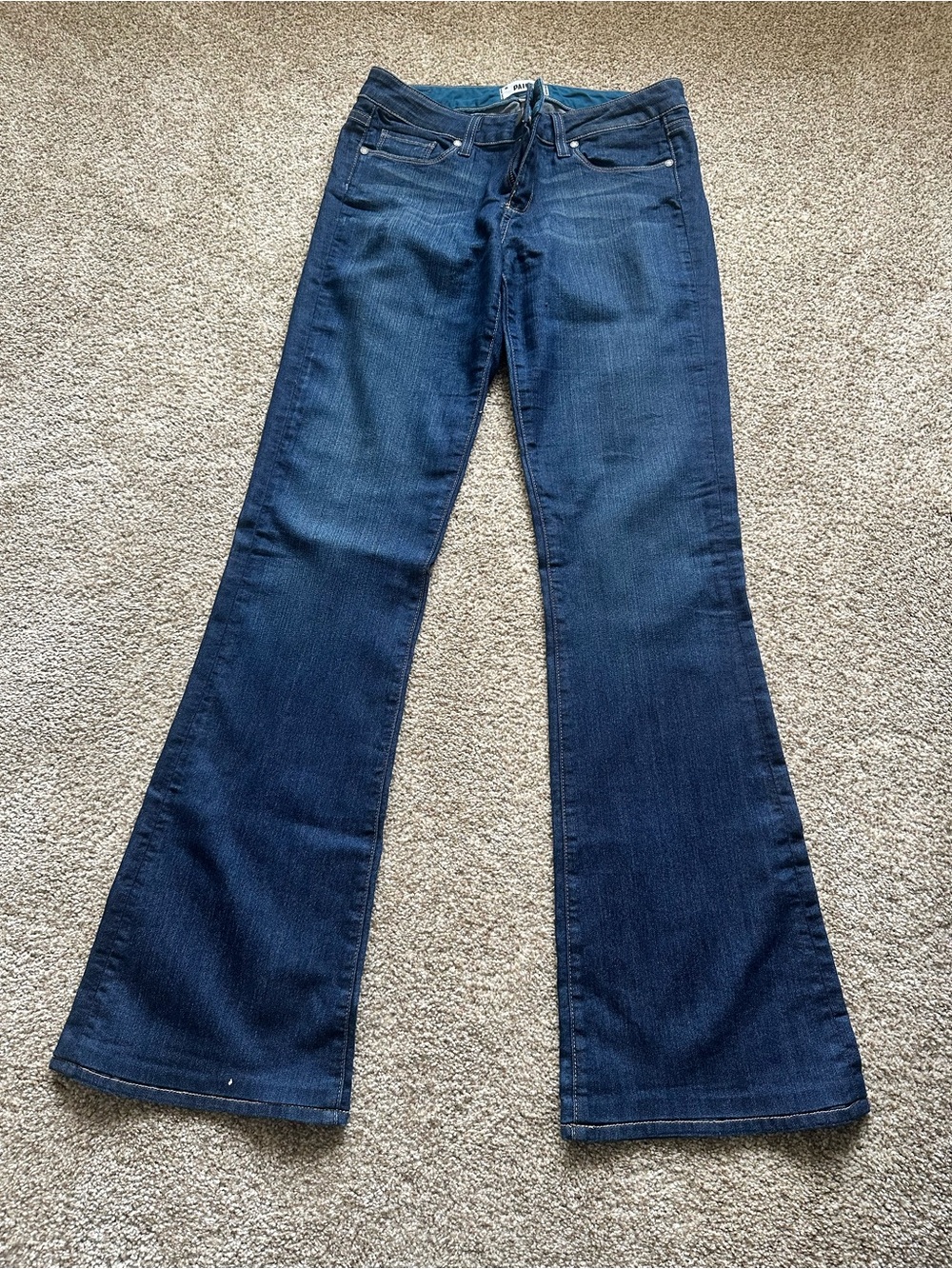 Paige Women’s Dark Blue Flared Jeans - Classic